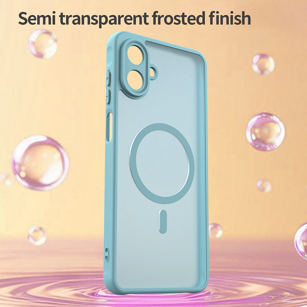 MagSafe-fodral för Samsung Galaxy A07 4G A075, Techsuit, HaloFrost II, Ljusgrön