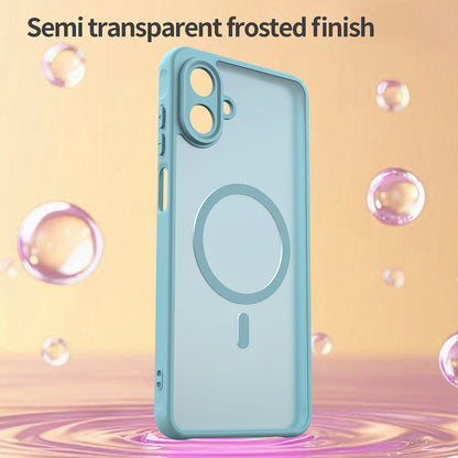 MagSafe-fodral för Samsung Galaxy A07 4G A075, Techsuit, HaloFrost II, Ljusgrön