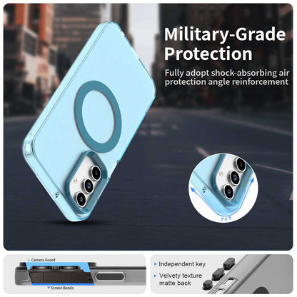 MagSafe-fodral för Samsung Galaxy A15 5G A156 / A15 A155, Techsuit, CandyCase, Blå