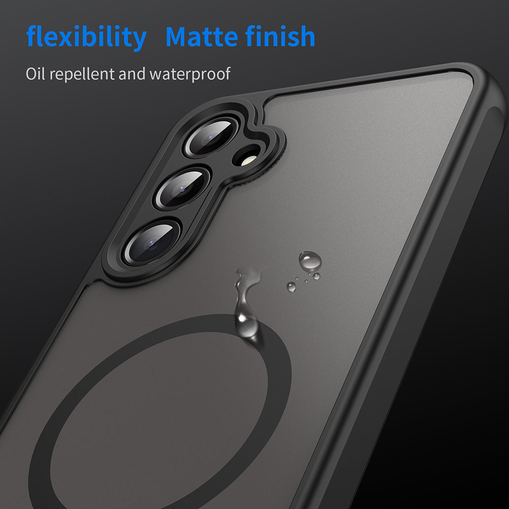 MagSafe Case for Samsung Galaxy A16 5G A166 / A16 4G A165, Techsuit, HaloFrost II, Black