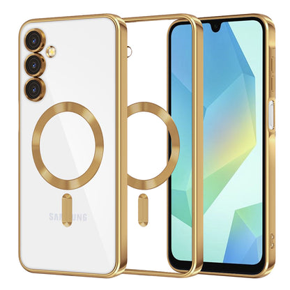 MagSafe-fodral för Samsung Galaxy A16 5G A166 / A16 4G A165, Techsuit, Luxury Crystal, Guld