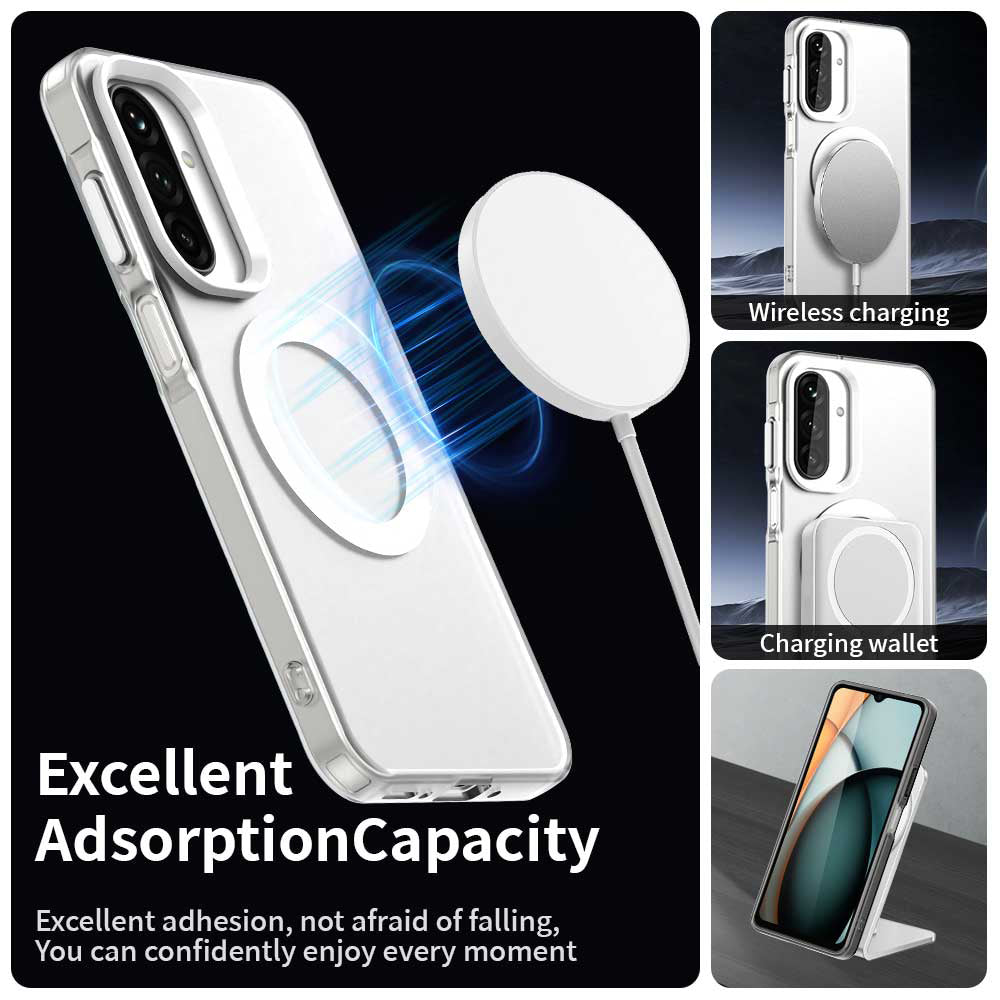 MagSafe Case for Samsung Galaxy A17 5G, Techsuit, CandyCase, White