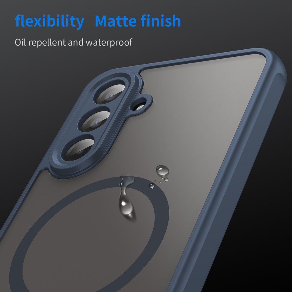 MagSafe-fodral för Samsung Galaxy A17 5G, Techsuit, HaloFrost II, Marinblå