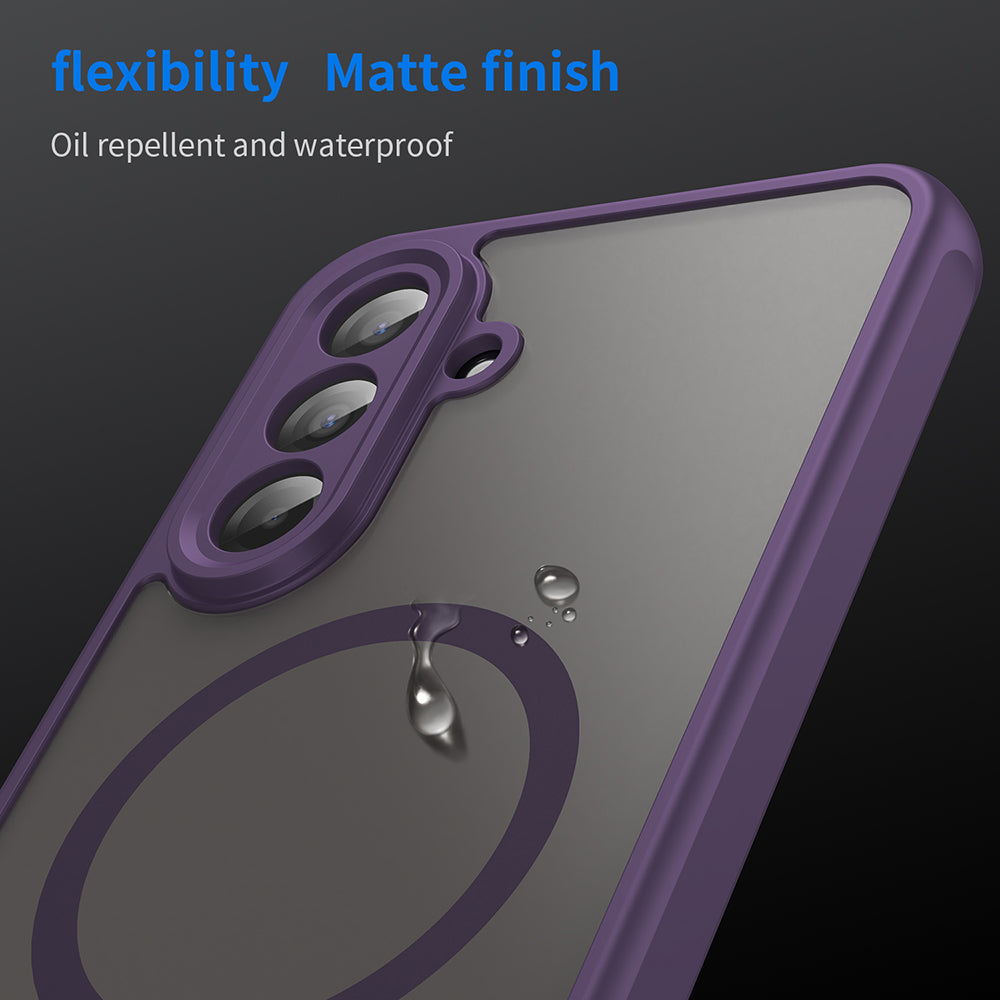 MagSafe Case for Samsung Galaxy A17 5G A176, Techsuit, HaloFrost II, Purple
