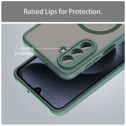 MagSafe-fodral för Samsung Galaxy A17 5G, Techsuit, HaloFrost II, Grön