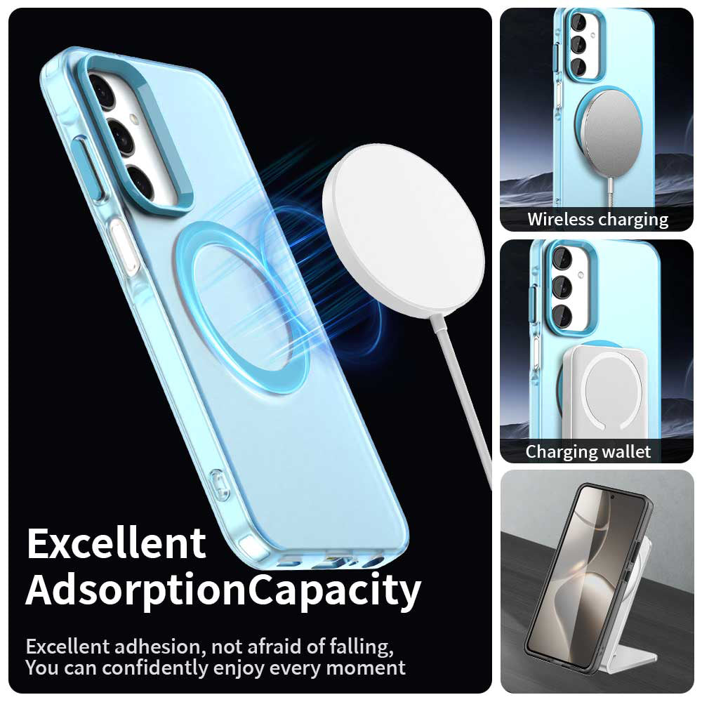 MagSafe-fodral för Samsung Galaxy A25 A256, Techsuit, CandyCase, Blå