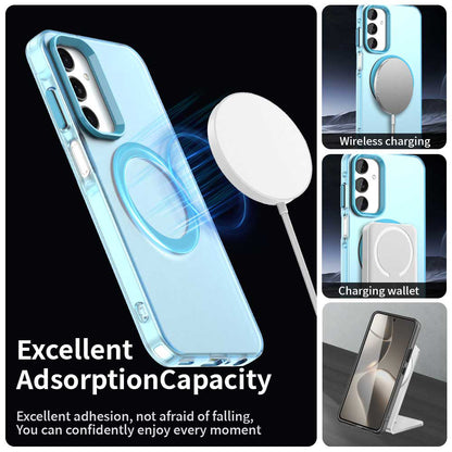 MagSafe-fodral för Samsung Galaxy A25 A256, Techsuit, CandyCase, Blå