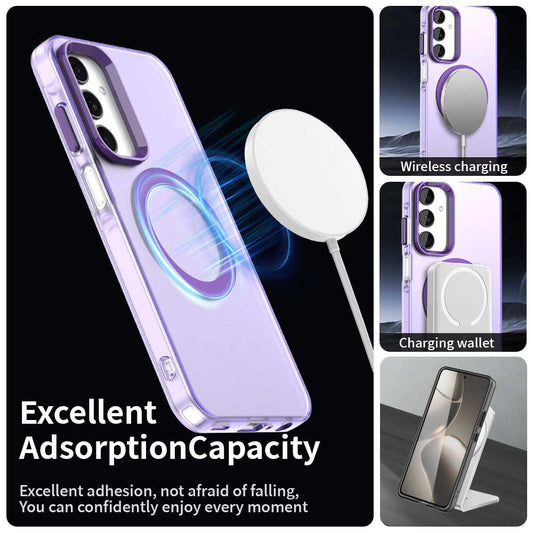 MagSafe-fodral för Samsung Galaxy A25 A256, Techsuit, CandyCase, Lila