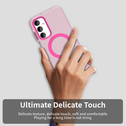 MagSafe-fodral för Samsung Galaxy A25 A256, Techsuit, CandyCase, Rosa