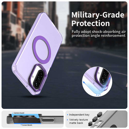 MagSafe-fodral för Samsung Galaxy A26 A266, Techsuit, CandyCase, Lila
