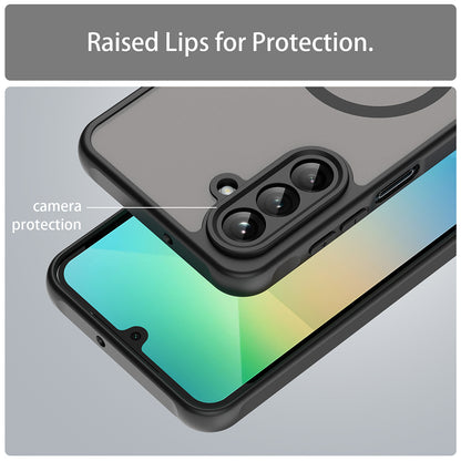 MagSafe-fodral för Samsung Galaxy A26 A266, Techsuit, HaloFrost II, Svart
