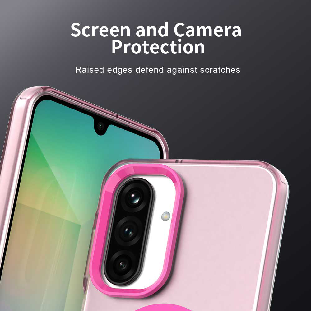 MagSafe-fodral för Samsung Galaxy A27 5G, Techsuit, CandyCase, Rosa