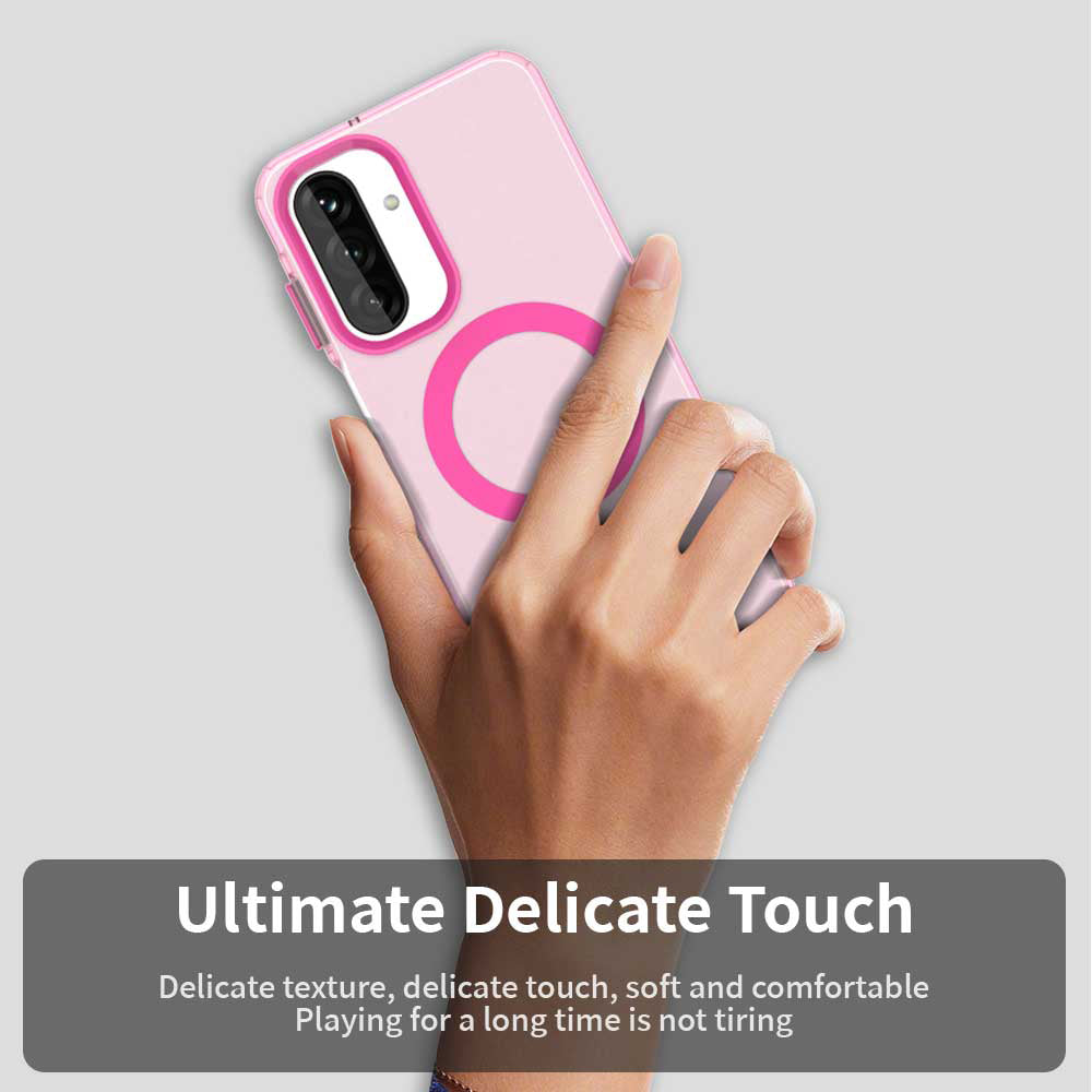 MagSafe-fodral för Samsung Galaxy A27 5G, Techsuit, CandyCase, Rosa