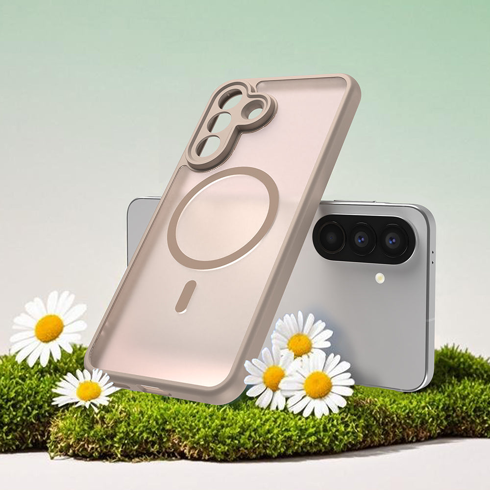 MagSafe-fodral för Samsung Galaxy A27 5G, Techsuit, HaloFrost II, Guld