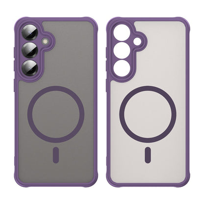 MagSafe Case for Samsung Galaxy A27 5G, Techsuit, HaloFrost II, Purple