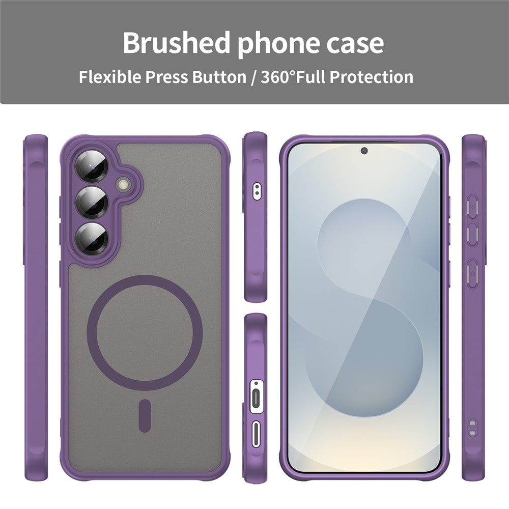 MagSafe Case for Samsung Galaxy A27 5G, Techsuit, HaloFrost II, Purple
