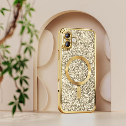 MagSafe-fodral för Samsung Galaxy A27 5G, Techsuit, Luxury Glitter, Bleu