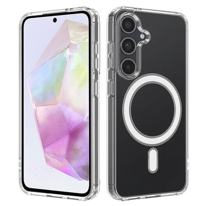 MagSafe-fodral för Samsung Galaxy A35 5G A356, Techsuit, Pro, Transparent