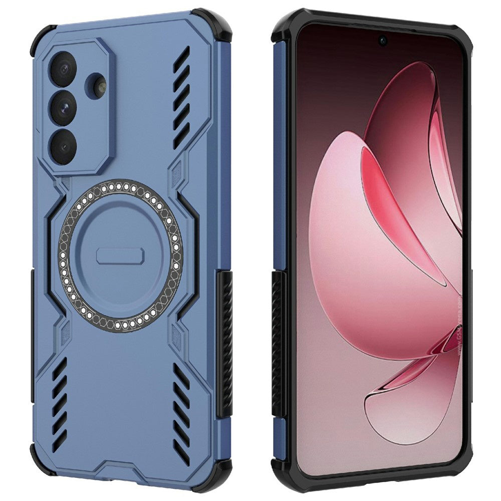 MagSafe-fodral för Samsung Galaxy A36 A366, Techsuit, ArmorMag, Blå