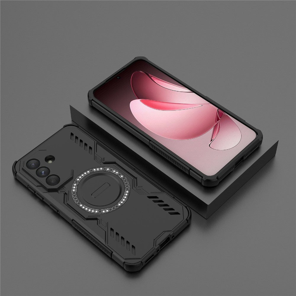 MagSafe-fodral för Samsung Galaxy A36 A366, Techsuit, ArmorMag, Svart