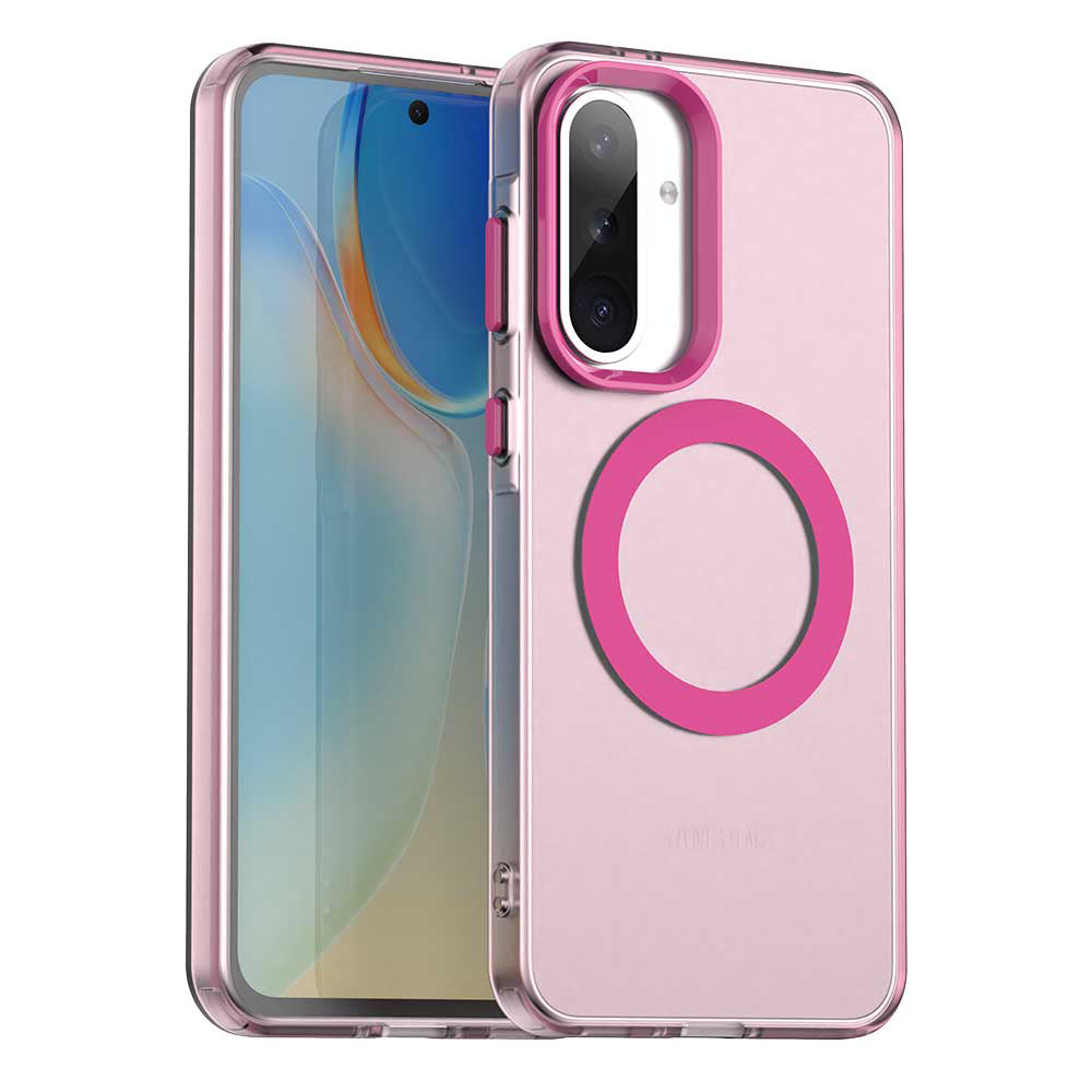 MagSafe-fodral för Samsung Galaxy A36 A366, Techsuit, CandyCase, Rosa