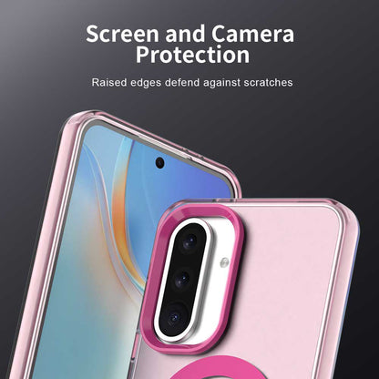 MagSafe-fodral för Samsung Galaxy A36 A366, Techsuit, CandyCase, Rosa