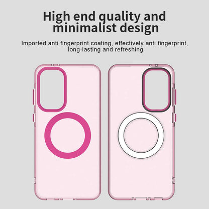 MagSafe-fodral för Samsung Galaxy A36 A366, Techsuit, CandyCase, Rosa