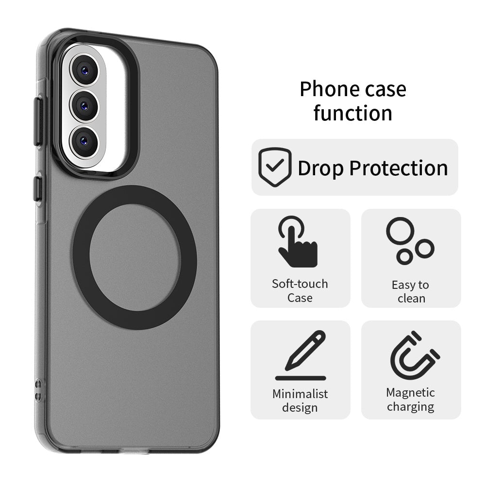 MagSafe-skal för Samsung Galaxy A37 5G, Techsuit, CandyCase, Svart