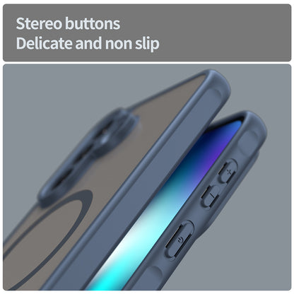 MagSafe-fodral för Samsung Galaxy A37 5G, Techsuit, HaloFrost II, Marinblå