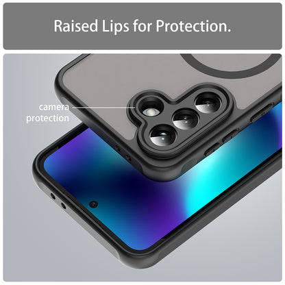 MagSafe-skal för Samsung Galaxy A37 5G, Techsuit, HaloFrost II, Svart