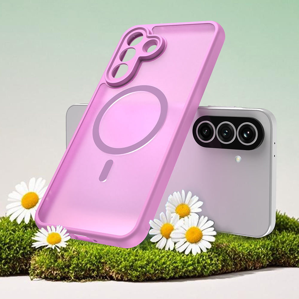 MagSafe-skal för Samsung Galaxy A37 5G, Techsuit, HaloFrost II, Rosa