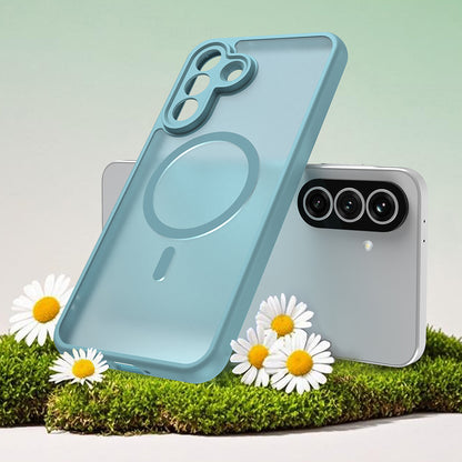 MagSafe-fodral för Samsung Galaxy A37 5G, Techsuit, HaloFrost II, Ljusgrön