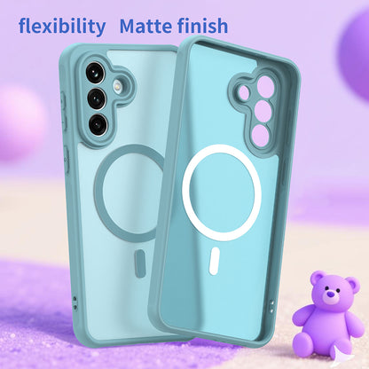 MagSafe-fodral för Samsung Galaxy A37 5G, Techsuit, HaloFrost II, Ljusgrön