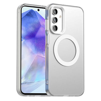 MagSafe-fodral för Samsung Galaxy A55 5G A556, Techsuit, CandyCase, Vit