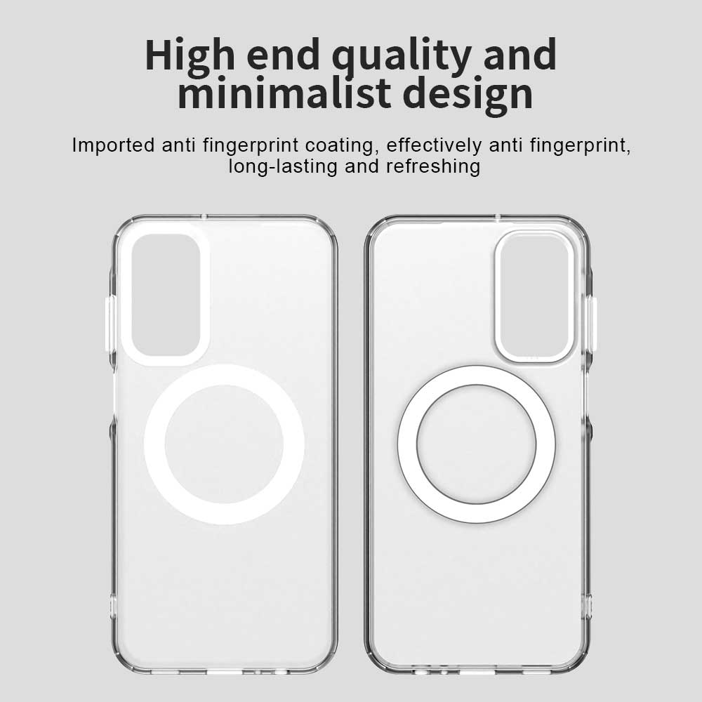 MagSafe-fodral för Samsung Galaxy A55 5G A556, Techsuit, CandyCase, Vit