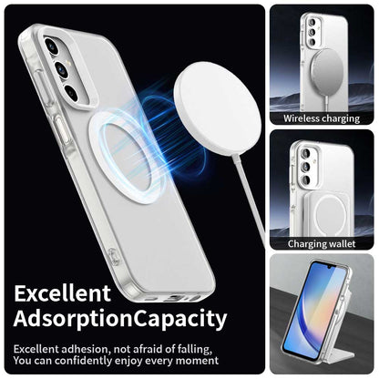 MagSafe-fodral för Samsung Galaxy A55 5G A556, Techsuit, CandyCase, Vit