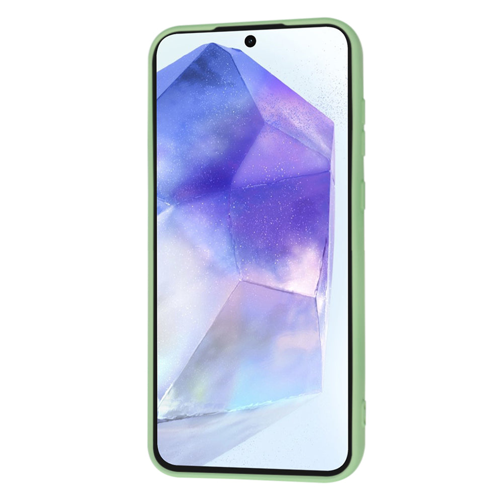 MagSafe-fodral för Samsung Galaxy A55 5G A556, Techsuit, SoftFlex, Ljusgrön