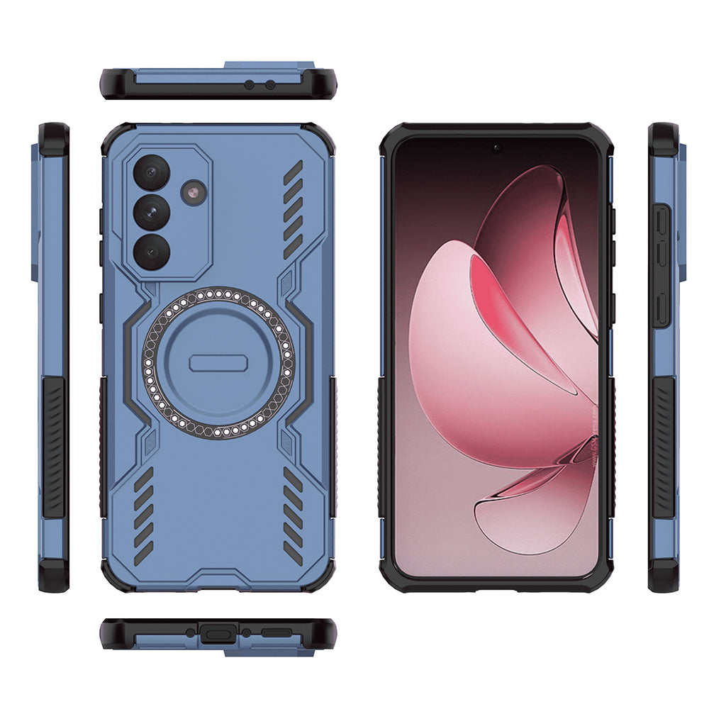 MagSafe-fodral för Samsung Galaxy A56 A566, Techsuit, ArmorMag, Blå