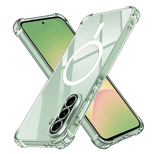 MagSafe-fodral för Samsung Galaxy A56 A566, Techsuit, stöttåligt, transparent