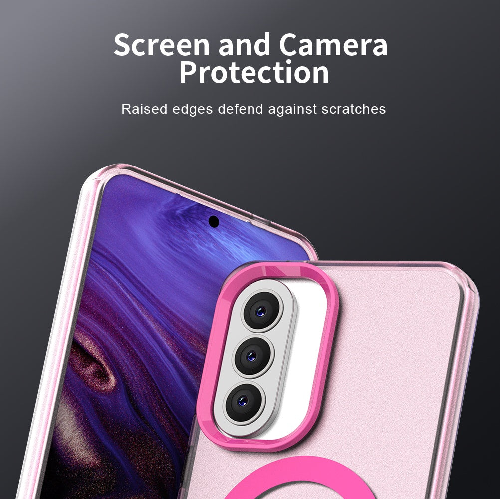 MagSafe-skal för Samsung Galaxy A57 5G, Techsuit, CandyCase, Rosa