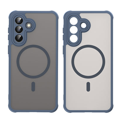 MagSafe-fodral för Samsung Galaxy A57 5G, Techsuit, HaloFrost II, Marinblå