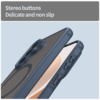 MagSafe-fodral för Samsung Galaxy A57 5G, Techsuit, HaloFrost II, Marinblå