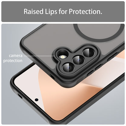 MagSafe Case for Samsung Galaxy A57 5G, Techsuit, HaloFrost II, Black