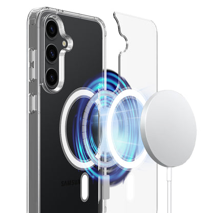 MagSafe-skal för Samsung Galaxy A57 5G, Techsuit, Pro, Transparent