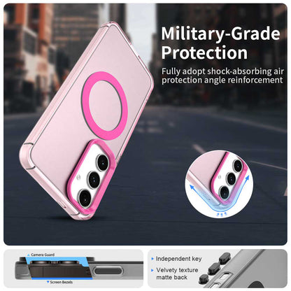 MagSafe-fodral för Samsung Galaxy S24 FE S721, Techsuit, CandyCase, Rosa