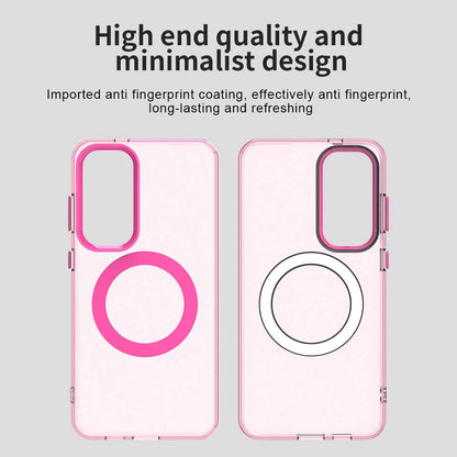 MagSafe-fodral för Samsung Galaxy S24 FE S721, Techsuit, CandyCase, Rosa