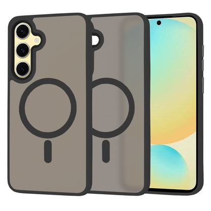 MagSafe-skal för Samsung Galaxy S24 FE S721, Techsuit, HaloFrost, Svart