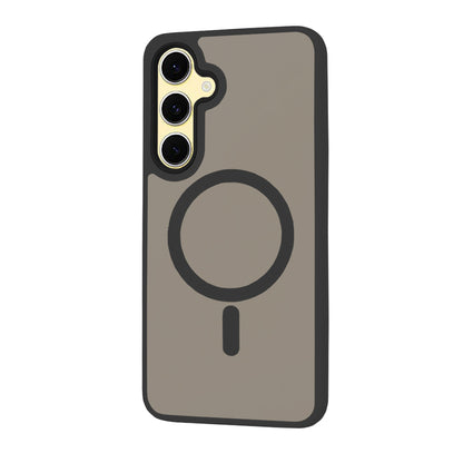 MagSafe-skal för Samsung Galaxy S24 FE S721, Techsuit, HaloFrost, Svart