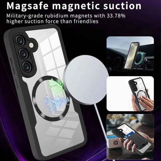 MagSafe-fodral för Samsung Galaxy S24+ S926, Techsuit, ColorVerse 360, Blå