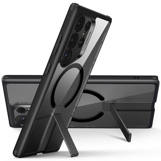MagSafe-skal för Samsung Galaxy S24 Ultra S928, ESR, Boost Flickstand, Svart Transparent